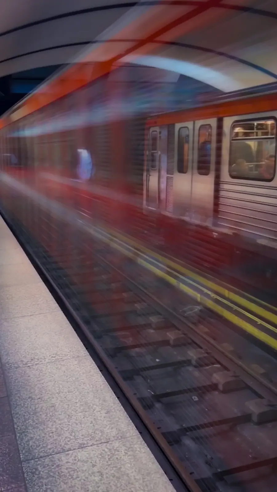 Urban train Athens Greece motion blur creative photography Rois Lappas