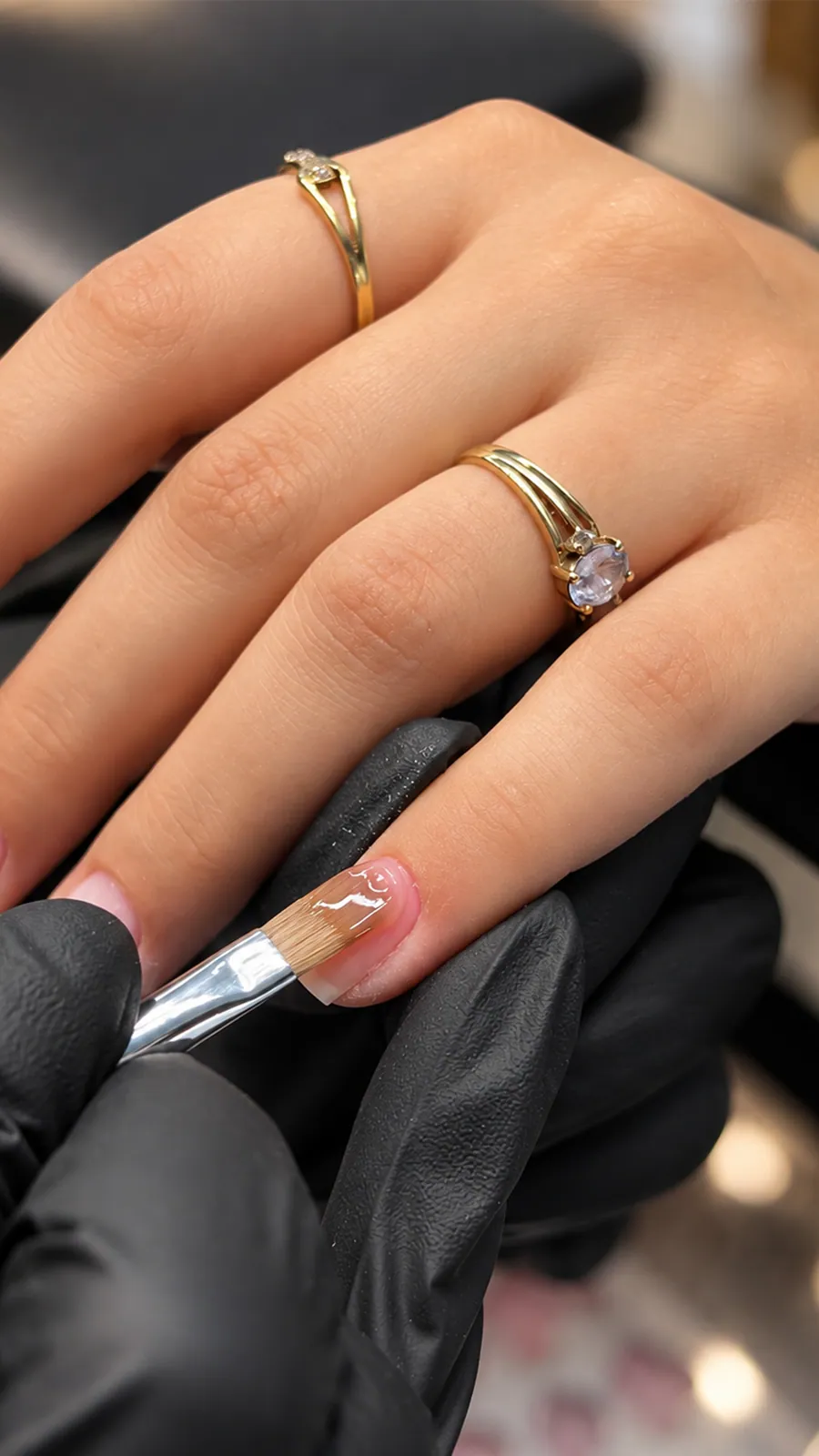 Nail treatment manicure beauty content creation Rois Lappas