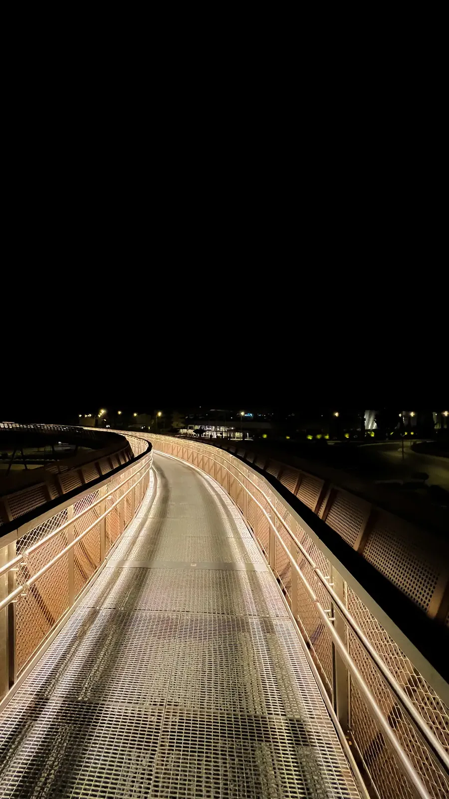 Night bridge long exposure creative photo editing Rois Lappas