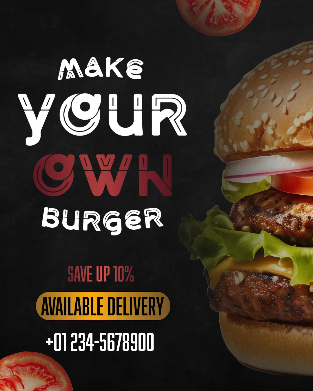 Burger Post Graphic Design Idea Rois Lappas